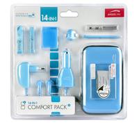 Speedlink 14 En 1 Pack Sac Hard-Case Chargeur KFZ Casque Pour Nintendo DSi