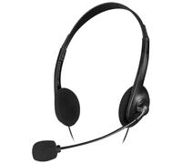 Speedlink ACCORDO Stereo Headset - Combiné Casque-Micro Stéréo pour PC (Télécommande Filare Integrée, Jack 3.5mm) Noir