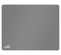 Speedlink ATECS Soft Gaming Mousepad M 38 x 30 cm - Tapis de Souris de Taille Moyenne, Surface Textile Lisse, pour Gamer, Bureau, Clavier, antidérapant, Gris