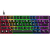 Speedlink Clavier gamer mécanique Atmos 60% RGB switchs Brown USB‑C amovible QWERTY Noir