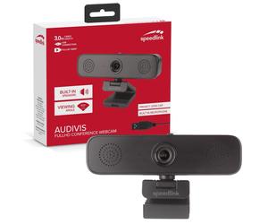Speedlink Audivis Videokonferenz Webcam Haut-Parleur + Microphone 1080p Full-Hd