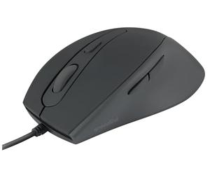 Speedlink AXON Souris ( Revêtement Antibactérien, Capteur Optique d’une Résolution Réglable jusqu’à 2 400 dpi, 1.5 m Cable ), Noir