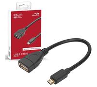 Speedlink Câble Adaptateur OTG USB Douille Sur Micro-Usb Fiche pour Gsm Tablette