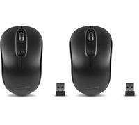 Speedlink CEPTICA Souris - à Trois Boutons, pour droitiers et gauchers, Noir (Lot de 2)