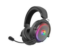 Speedlink CONUX RGB Casque Gaming sans Fil, Bluetooth, USB 2.4 G, Jack 3,5 | Avec Microphone, Armature Métal, Rembourrage doux, Rechargeable, de jeu, pour PC, PS5, PS4, Xbox Series X/S, Switch/Switch2