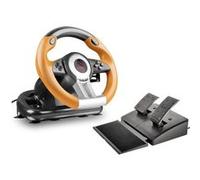 SPEEDLINK DRIFT O.Z. Noir, Gris, Orange USB Volant + pédales Analogique/Numérique PC