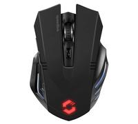Speedlink FORTUS Wireless Gaming Mouse - Souris Gamer sans Fil, récepteur USB 2.4G, Souris de Gaming sans fil PC avec sensor optique 2400dpi, PC Souris de Jeu sans Fil, noir