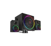 SPEEDLINK GRAVITY CARBON RGB - Système de haut-parleur - pour PC - Canal 2.1 - sans fil - Bluetooth - 60 Watt (Totale)