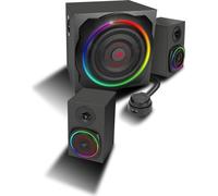 SPEEDLINK GRAVITY CARBON RGB Système de haut-parleurs 2.1 avec connexion Bluetooth en noir