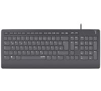 Speedlink Hi-GENIC Antibacterial Keyboard, Clavier aux propriétés antibactériennes, Noir