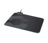 Speedlink Tapis de souris gamer LEVAS LED lumineux antidérapant enroulable Taille M Noir