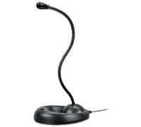 Speedlink Lucent Micro de Bureau USB Flexible - Micro col de Cygne Flexible, Installation Facile, Noir