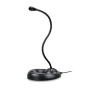 Speedlink Lucent Micro de Bureau USB Flexible - Micro col de Cygne Flexible, Installation Facile, Noir