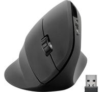 Speedlink Maus PIAVO, Ergonomie Vertikal, kabellos, schwarz retail