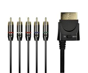 Speedlink Max-X 5.1 Xbox 360 Komponentenkabel (zusetzlicher optischer Ausgang, vergoldet, 2,3m) [import allemand]