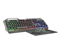 SPEEDLINK TYALO Illuminated Gaming Deskset - Set Clavier, Souris, Tapis de Souris, Noir, FR - Disposition française