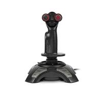 Speedlink Phantom Hawk Joystick Pour Jeux Et Simulateurs De Vol Pour Pc (Manette Des Gaz, Manche Pivotant, Fonction De Vibrations, Chapeau Chinois 8 Directions, Usb)