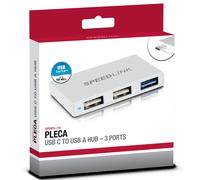 Speedlink Plea Adaptateur Hub USB-C Vers USB-A 3 Ports 3.0 / 2.0 Type C