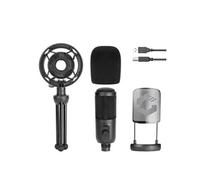 SpeedLink Pro Desktop Streaming Microphone à condensateur cardioïde avec filtre anti-pop