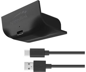 Speedlink Pulse X Play & Charge kit - Batterie Externe (Power Bank) avec Support pour Les manettes des Consoles Xbox Series X/S, pour 8 Heures de Jeu supplémentaires, Noir