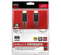 Speedlink Shield-3 Câble HDMI pour Playstation (Prend en Charge les Résolutions 4K en 3D, 60 Fps, 2160P, 14,4 Gbit/S, HDMI 2.0, ethernet)