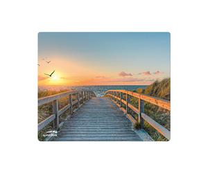 SPEEDLINK SILK SL-620000-BEACH : Tapis de Souris 230x190x1.5mm, Surface Image Multicolore, Base Antidérapante