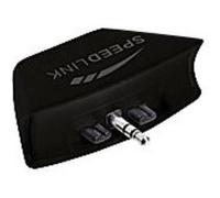 SPEEDLINK SL-2337-SBK LIVE Headset Adapter - Prise de casque micro - jack micro stéréo mâle pour mini-phone stereo 3.5 mm, jack mini femelle - noir G