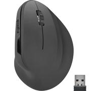 Speedlink PIAVO Ergonomic Vertical Mouse - Souris sans fil à 5 boutons, forme ergonomique améliorant la posture, noir