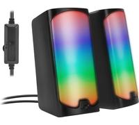 Speedlink SL-810009-BK Speedlink haut-parleur TONOS RGB, stéréo, noir retail