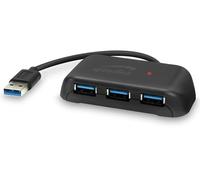 Speedlink Snappy Evo 4 Ports Hub USB - hub Passif USB-A 3.1 Gen 1 avec 3X USB-A et 1x USB-C pour Un Transfert de données Rapide jusqu'à 5 Gbit/s, Connexion Via USB-A, Noir