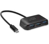 Speedlink Hub USB Snappy Evo – Passif USB‑C 3.1 Gen 1, 4 ports (3× USB‑A, 1× USB‑C) Noir