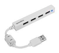 Speedlink Hub USB SNAPPY Slim 4 ports USB-A USB 2.0 480 Mbit/s passif blanc