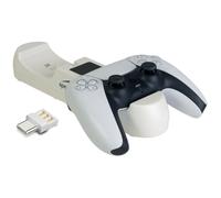 Speedlink Station De Charge Double USB-C Pour PS5 Manettes DualSense Blanc Dock