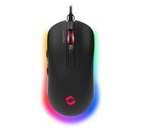 Speedlink TAUROX Souris Gaming - Souris de Jeu Filaire, éclairage LED Multicolore, Port USB, Souris PC avec 5 Boutons programmables, Deux commutateurs DPI jusqu'à 7200 dpi, câble gainé, Noir