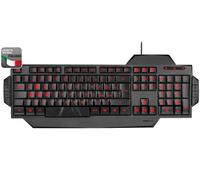Speedlink USB LED Clavier De Jeu Italien IT Italien QWERTY