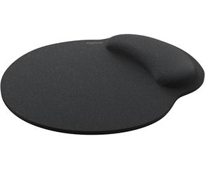 Speedlink VELLU Memory Foam - Tapis de Souris Ergonomique avec Repose Poignet en Mousse à Mémoire de Forme, Coussinet de Poignet pour Ordinateur, PC, Notebook, Laptop, antidérapant, Noir