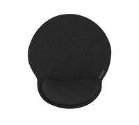 SPEEDLINK VELLU SL-620805-BK : Repose-poignet Noir en Mémoire de Forme, Surface Textile, 230x254x25mm, Poids 120g