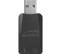 SpeedLink Vigo Récepteur de micro casque (jack 3,5 mm), microphone (jack 3,5 mm) noir