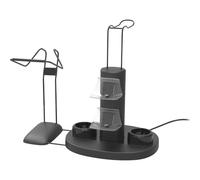 Speedlink VREADY 4-In-1 Charging Station - Base de Recharge pour Manettes PS4 avec Supports Intégrés, PlayStation VR, noir