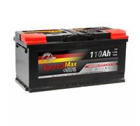SpeedMax Batterie Auto 110 Ah L6 980A 12v Puissance Maximale, Longue Durée