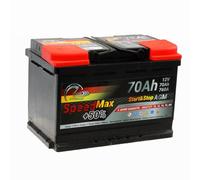 SpeedMax batterie de voiture Max 70 Ah AGM Start & Stop 12 V 760 A Batterie