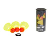 Speedminton® Match Speeder® - 3er Pack Speed Badminton/Crossminton Original Wettkampfball INKL. Windring