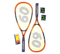 Speedminton S60 Set Vitesse Badminton 2 Aluminium Raquette Balles Windring Sac