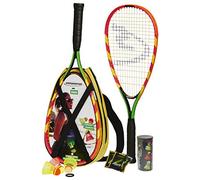 Speedminton S600 Set de 2 raquettes Mixte Adulte, Multicolore Jaune/Rouge, 60 cm