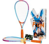 Speedminton Set de 2 raquettes Multicolore (Vert/Rose/Jaune) 505586 60