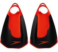 Speedo Fastskin Kickfin Palmes Mixte Adulte, Noir/Siren Rouge, 7-8