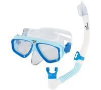Speedo adventure mask + snorkel set blanc/bleue