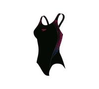 Speedo Alover PNL Lnbk Maillot de Bain Une pièce, Noir/Violet, 38 Femmes