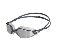 Speedo Lunettes de natation Aquapulse Pro – anti-buée, anti-fuite – Gris oxydé/Argent/Chrome