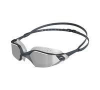 Speedo Lunettes de natation Aquapulse Pro – anti-buée, anti-fuite – Gris oxydé/Argent/Chrome